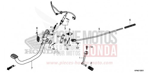 PEDAL (GLR1251WHH) GLR1251WHH de 2017